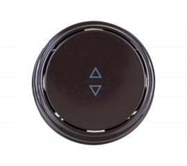 1-клавишный проходной выключатель Bylectrica А610-2261 10А, открытой установки, серия РЕТРО, шоколад, А610-2261 шоколад 