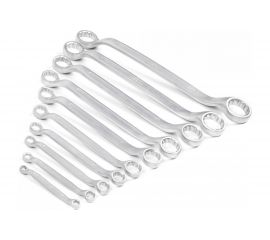 Набор накидных двусторонних ключей HORTZ 10 штук, 6-30, сат.фин.HOR 102201 