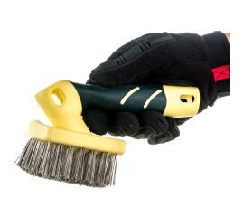 Щетка по металлу ROCKFORCE универсальная, ручная/под черенок-вертикальный 45/горизонтальный RF-3401214235 