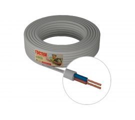 Провод ПВС 2 х 2.5 белый 20м ГОСТок ГТ0730 