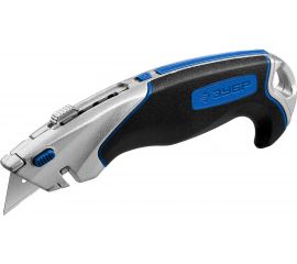 Нож ЗУБР Эксперт А24, универсальный, с автостопом, профессионал 0923_z02 