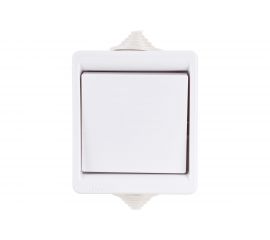 Выключатель Кунцево-Электро брызгозащищенный открытой установки одноклавишные IP44 10А А110-015 5904 