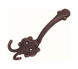 3-рожковый крючок Левша КБ-4 медный антик У8-6559.СМ 