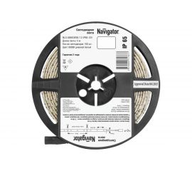 Светодиодная лента Navigator NLS-5050СW30-7.2-IP65-12V R5 71767 