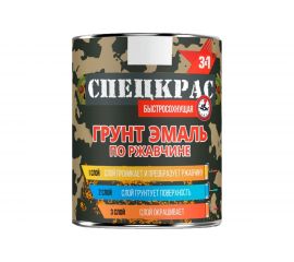 Грунт-эмаль по ржавчине Мицар СПЕЦКРАС п/гл. 0,8 кг, черный УТ000008948 