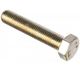 Болт Стройметиз М16х80 DIN 933, класс прочности 8. 8, цинк уп. 10 шт коробка 3025145 