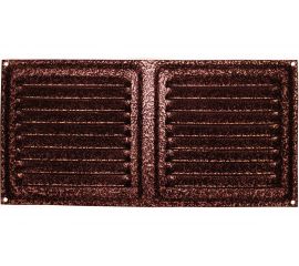 Решетка вентиляционная 100х200 мм медный антик Трибатрон 87132 