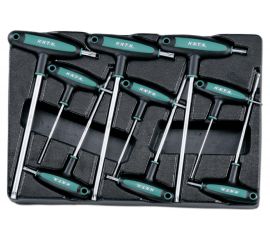 Набор Т-образных отверток HONITON TORX в ложементе, 9 предметов, IK-SD0090 