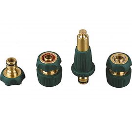 Поливочный набор Raco PROFI-PLUS латунь с покрытием TPR, 4 предмета 4244-55147B 