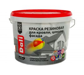 Резиновая краска DALI Терракотовая 12 кг 1 50279 