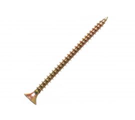 Шуруп Качественный КРЕПЕЖ желтый цинк 5.0x70, 85 шт. 0300509 КЧ 