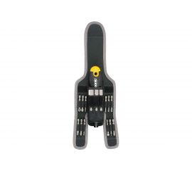 Трещотка Felo Ergonic K 1/4, поворотная, с набором бит в чехле, 16 предметов 06071604 