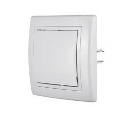 Альтернативный выключатель Aling-conel PRESTIGE 10AX 250В, белый 607.00 113046 