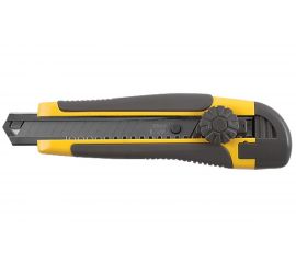 Технический нож FIT IT 18 мм усиленный, вращающийся прижим, лезвие 15 сегментов 10255 