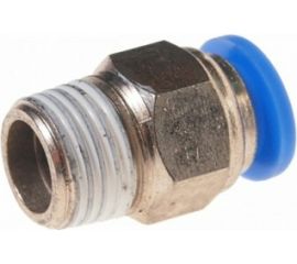 Фитинг для пластиковых трубок (8 мм; 1/4М) ROCKFORCE RF-SPC08-02 