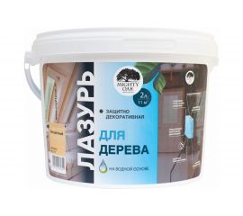 Лазурь для дерева MIGHTY OAK (бесцветный; 2 л) MO 177 