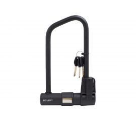 Навесной замок БУЛАТ ВС 387-01 (всепогодный; 3 ключа; диаметр 16,5 мм; с креплением на раму велосипеда) 14031 