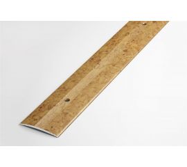 Порог прямой алюминиевый (37 мм; 0.9 м; декоративный; пробка) Лука 00000001467 