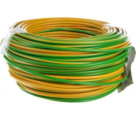 Провод ОРЕОЛ ПуВ нг А LS 1х4,0 желто-зеленый 50м 83253 