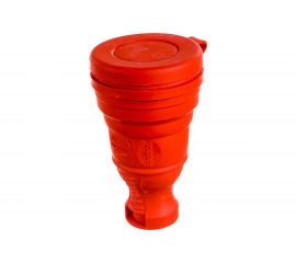 Разъём-штепсель AY-KA каучук c заземлением 16A IP44 красный 5511701 