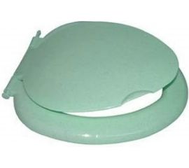 Сиденье для унитаза MELODIA овал, бирюзовый мрамор 193710 