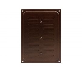 Решетка вентиляционная с заслонкой (165x240 мм; медь) Скобис Т819 