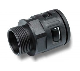 Муфта для гофрированных труб Weyer WQGM25B/AD21.2 коннектор прямой нар. M25x1.5 WE0204300 