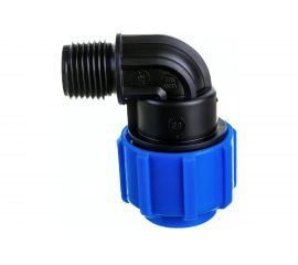 Отвод с наружной резьбой ПОЛИТЭК 20х1/2 50012012 