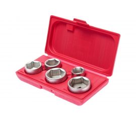 Набор съемников масляного фильтра ""чашка"" (5 предметов, кейс) JTC 4665 