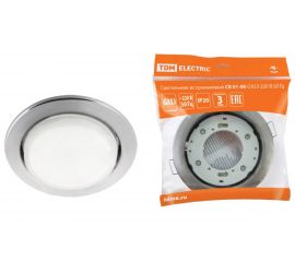 Встраиваемый светильник TDM СВ 01-06, GX53, 220В, 50Гц, хром SQ0359-0058 