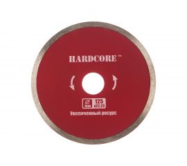 Диск отрезной алмазный Керамика (125х22.23 мм) Hardcore 183125 