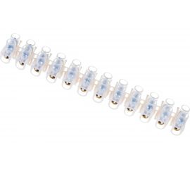 Клеммная винтовая колодка STEKKER линейка 12 штук, полиэтилен, LD227-6A DIY 39899 