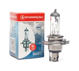 Галогенная автолампа Autoimpuls QUARTZ H4 12 В 60/55W P43t H4 12-60/55 (43ц) 