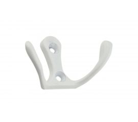 Двойной крючок Trodos 04.11.03 малый, белый 302030 