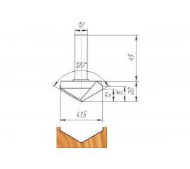 Фреза ФК 1022 МебельДрев 4627198886474 