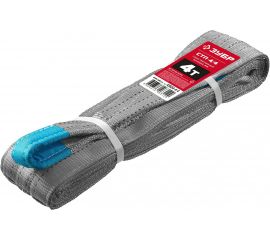 Текстильный петлевой строп ЗУБР СТП-4/4, белый, г/п 4 т, длина 4 м 43554-4-4 