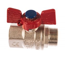 Шаровой кран IVANCI Superior, ручка-бабочка, внутренняя/наружная резьба 3/4" IVC.100218.N.04 