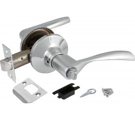 Ручка защелка AJAX 6010 CP-B фик. хром 39507 