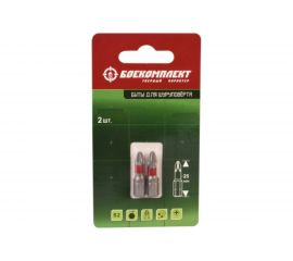 Биты (2 шт; PZ2; 25 мм) Боекомплект BPZ2-25-2 