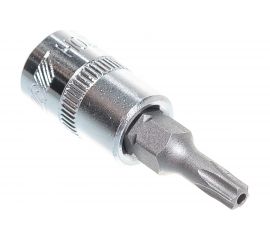 Бита-головка с отверстием 1/4” TORX T20Hх37мм JTC 23520 