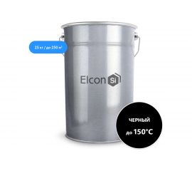Эмаль Elcon КО-174 черная, 25 кг 00-00001681 