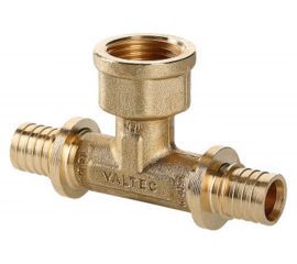 Надвижной тройник VALTEC с переходом на внутреннюю резьбу, 20х2.8-3/4-20х2.8 VTm.432.BG.200520 