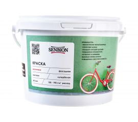 Резиновая краска SENBION ВД-АК 1113 (темно-коричневый; 2.4 кг) SB2984/2,4-Т.К 