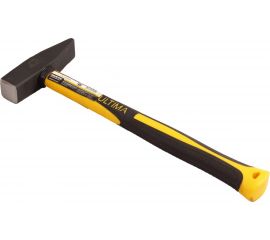 Слесарный молоток Ultima 300г, фибергласовая обрезиненная рукоятка 121011 