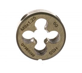 Плашка М9х1.25мм D-25мм HSS4341 АвтоDело 40879 13236 