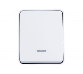 1-клавишный выключатель Schneider Electric AtlasDesign PROFI IP54 открытой установки с подсветкой 10 АХ ATN540113 