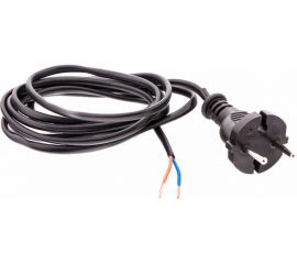 Электрический соединительный шнур для настольной лампы СИБРТЕХ 1,7м, 120Вт, чёрный, тип V-1 96015 