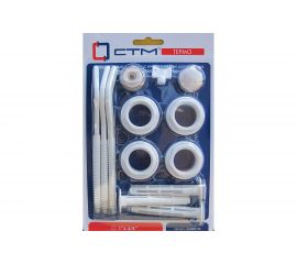 Комплект для радиатора СТМ ТЕРМО 3/4, с тремя кронштейнами CARMKT34 