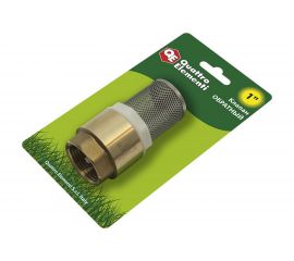 Клапан обратный с несъемной сеткой (F 1"; латунь) QUATTRO ELEMENTI 771-800 