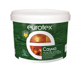 Защитно-декоративное покрытие для древесины Рогнеда Eurotex Сауна 2.5 кг 1/4 13235 